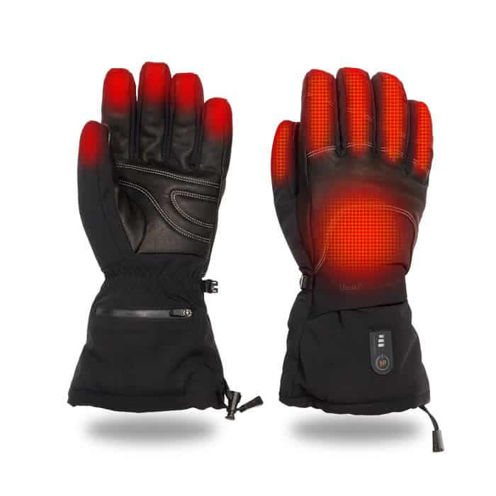 Heated ski gloves 1