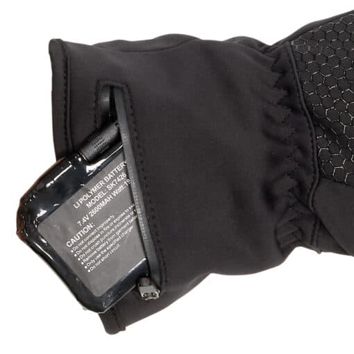 Heated glove bicycle with battery