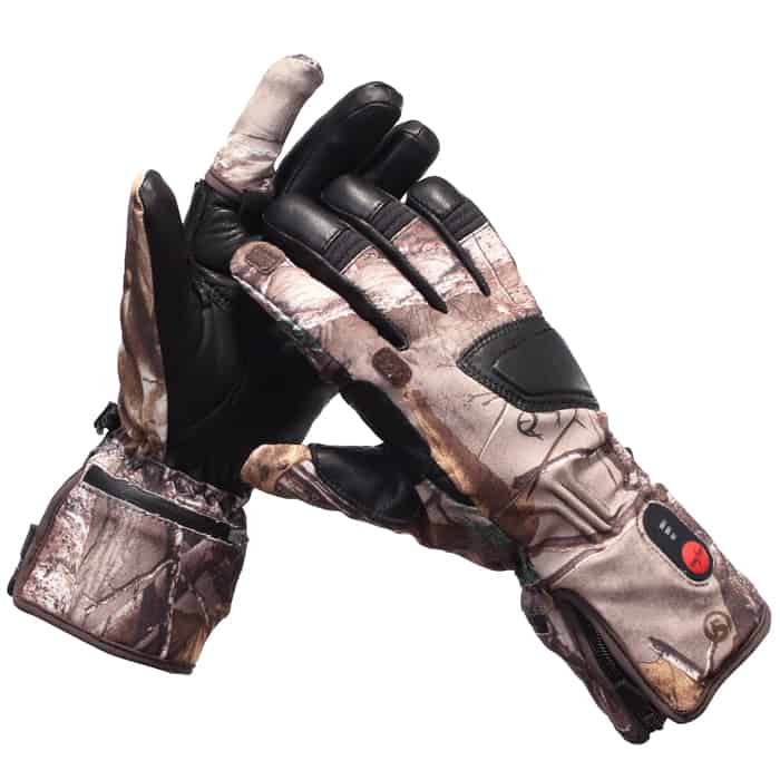 Battery heated cheap hunting gloves