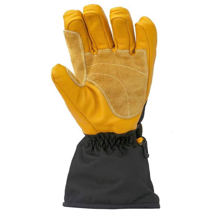 Heated shop work gloves