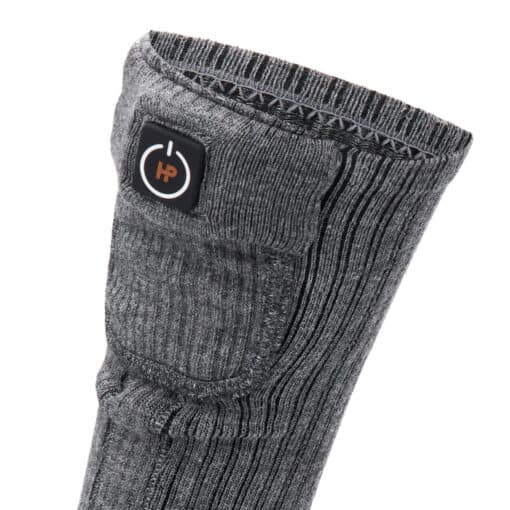 ultra thin heated sock detail